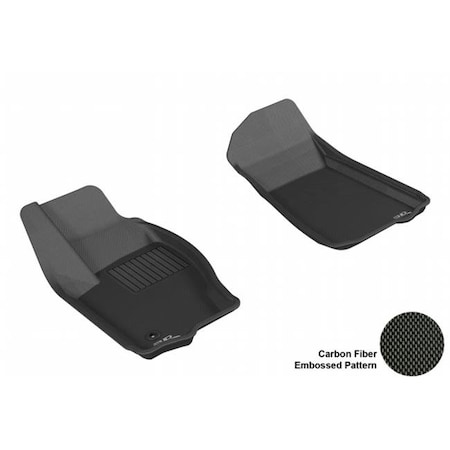 3D Maxpider 3D MAXpider L1JP00711509 JEEP COMMANDER 2006-2010 KAGU BLACK R1 Floor Mat L1JP00711509